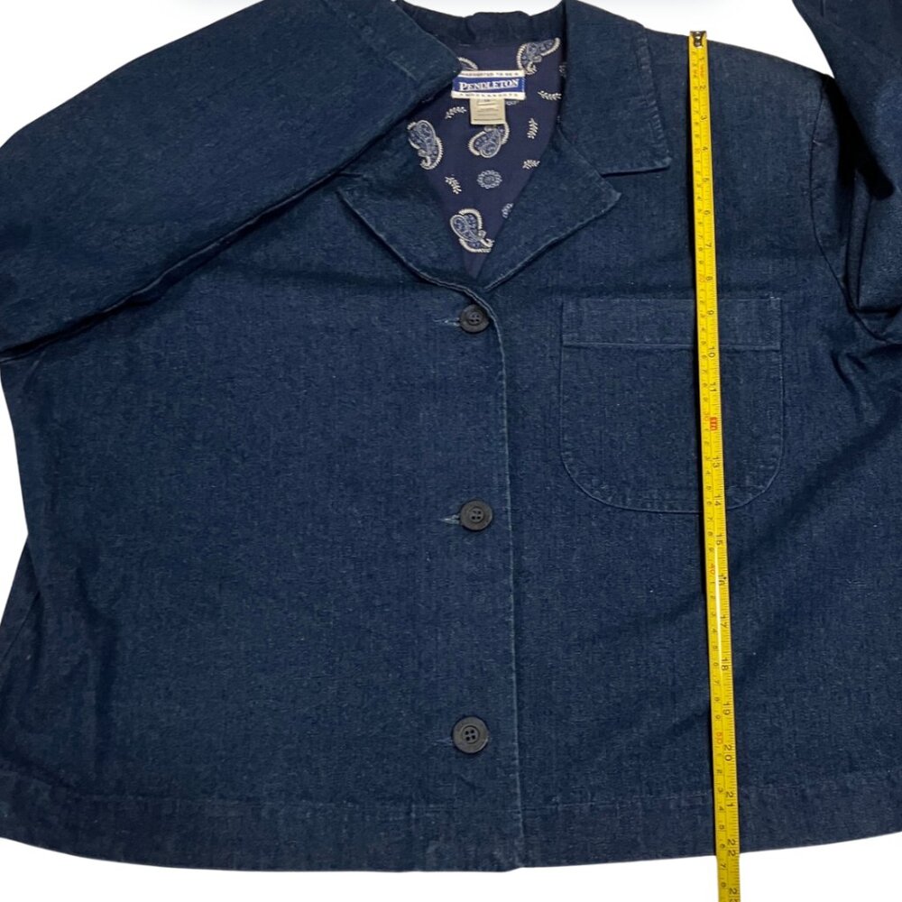 Pendleton Knockabouts Womens Collared Medium Wash… - image 5